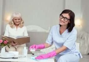 caregiver and client