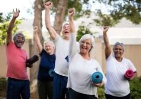 seniors exercising