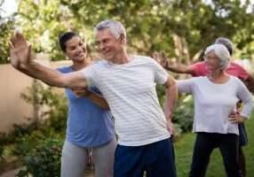 group yoga class